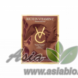 ( 0717 ) Маска тканевая на лицо " VHA  VC CLEAR WATER LIGHT MUSCLE MASK " с экстрактом облепихи, витамином С и протеином дрожжей - антиоксидантная , омоложение
