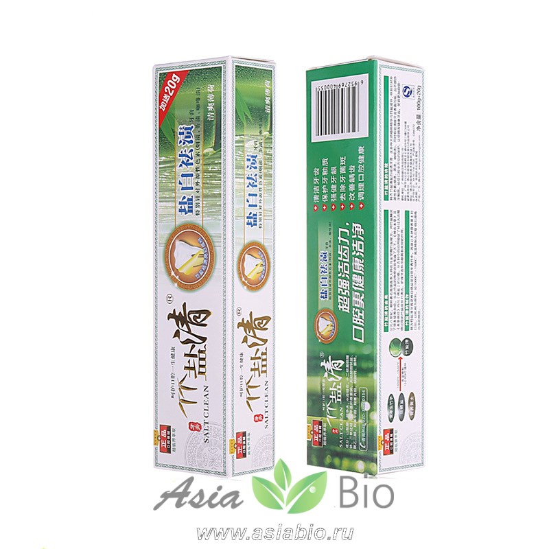 ( 0055) Зубная паста с бамбуковой солью ( 200 грамм ) - отбеливание , защита от кариеса, от желтого налета