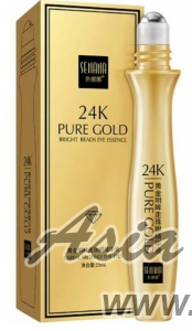 ( 1149 ) Сыворотка-роллер для век " Senana 24K Pure Gold "  с золотом 24К