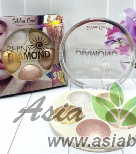 ( 2800 ) Палетка хайлайтеров " Diamond Blush Highlight 3D "