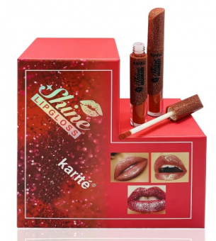 Блеск для губ с блесками " Karite Shine LipGloss " - тона в описании