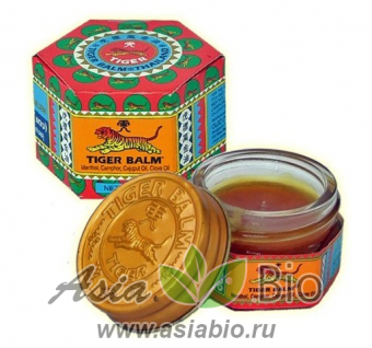 ( 4070 ) Бальзам тигровый " TIGER BALM Red " - красный