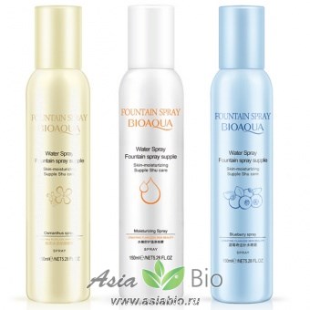 ( 7687 ) Спрей с экстрактом черники "BioAqua BlueBerry Spray "- увлажняющий