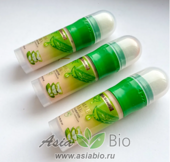 ( 5584 ) Консилер со спонжем  "  Kiss Beauty Aloe Vera Foundation Natural Concealer " тон 1 - натуральный